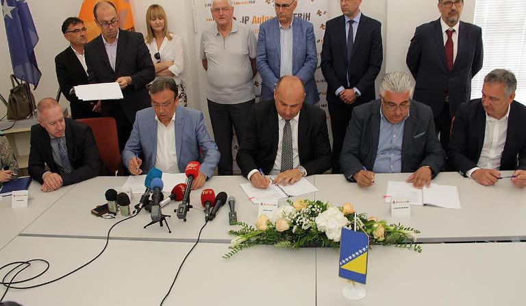 Potpisan Ugovor o Izgradnji Dionice Autoputa na Koridoru Vc, dionica Mostar jug-Počitelj, poddionica