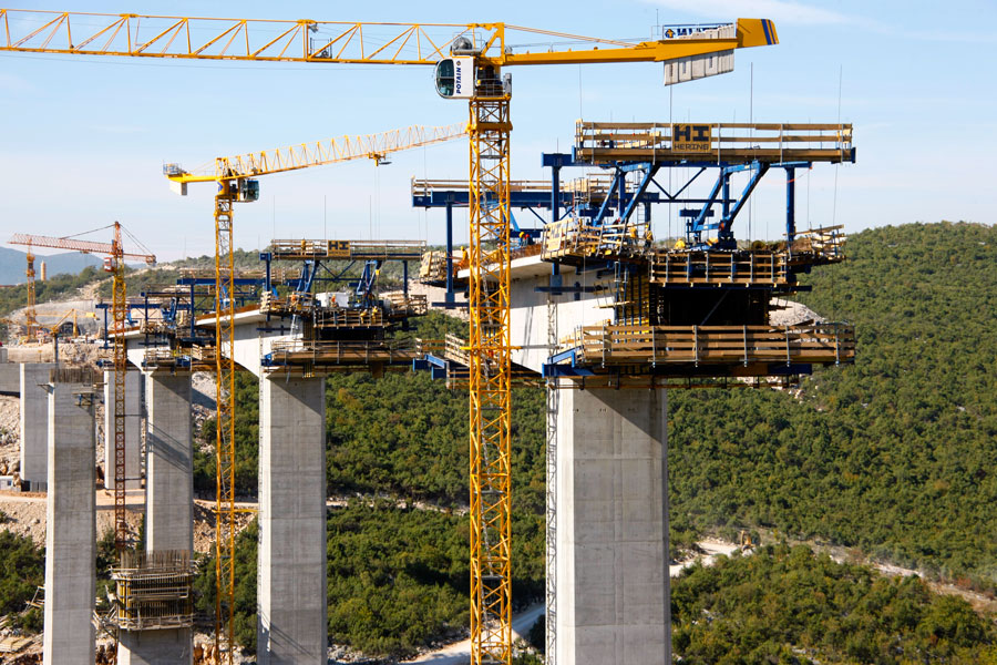 Izgradnja mostova Studenčica i Trebižat u sklopu Izgradnje autoputa na Koridoru Vc